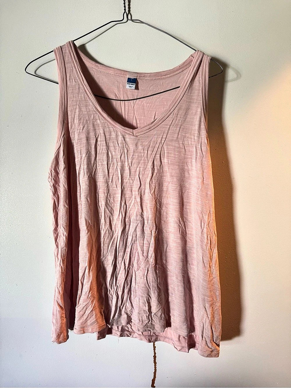 Old Navy Luxe Tank Top Pink Size Large